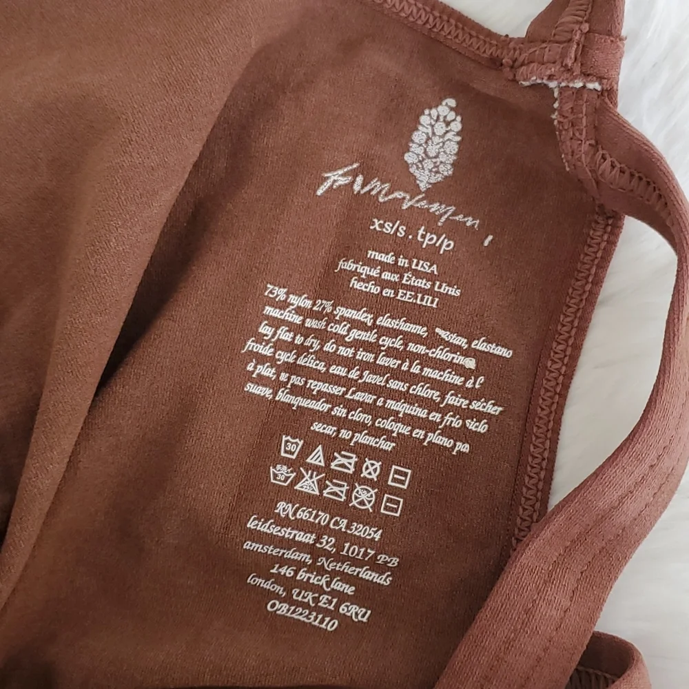 41. Free People Good Karma Onesie Nutmeg - Picture 6 of 13